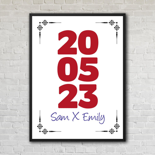 The Big Date Custom Artwork
