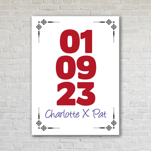 The Big Date Custom Artwork