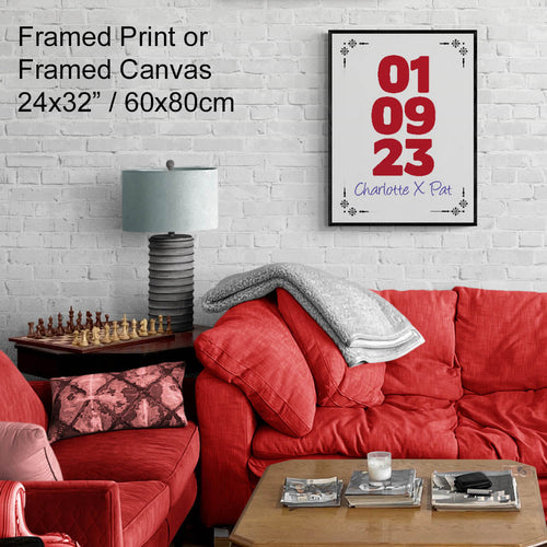 The Big Date Custom Artwork