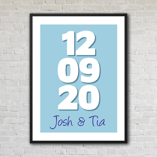 The Big Date Custom Artwork