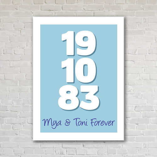 The Big Date Custom Artwork