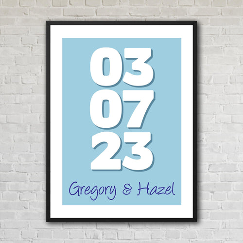 The Big Date Custom Artwork