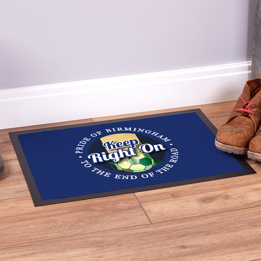 Birmingham Keep Right On  - Football Legends - Door Mat -60cm X 40cm