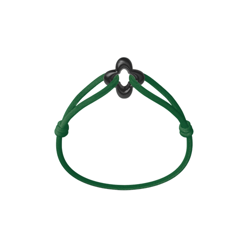 Black Clover Cord Bracelet