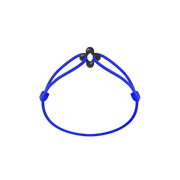 Mini Black Clover Cord Bracelet