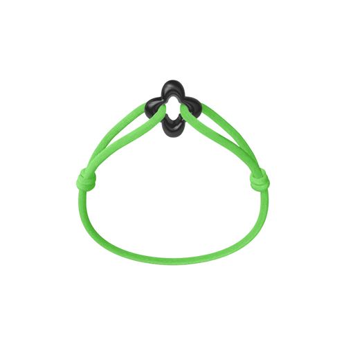 Black Clover Cord Bracelet