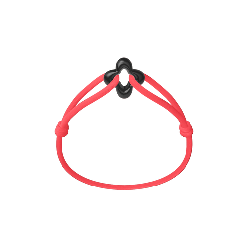 Black Clover Cord Bracelet