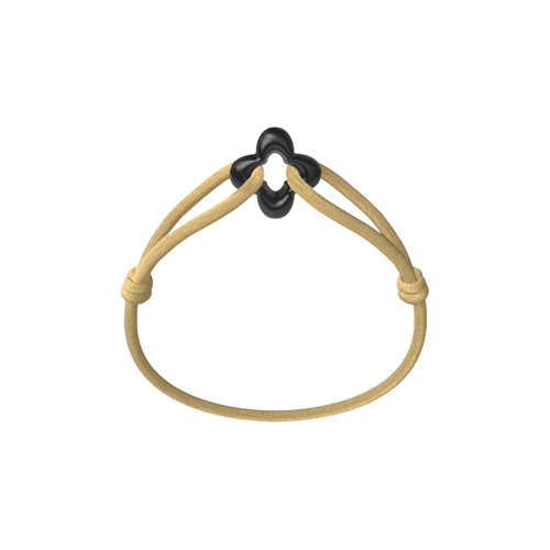 Black Clover Cord Bracelet