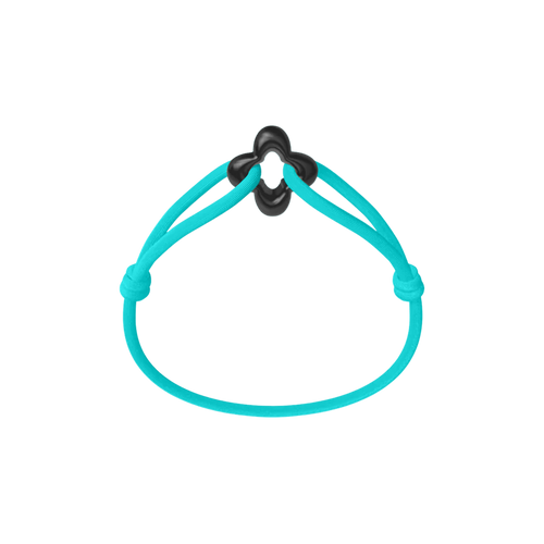 Black Clover Cord Bracelet