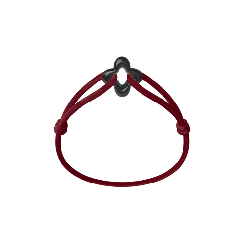 Black Clover Cord Bracelet