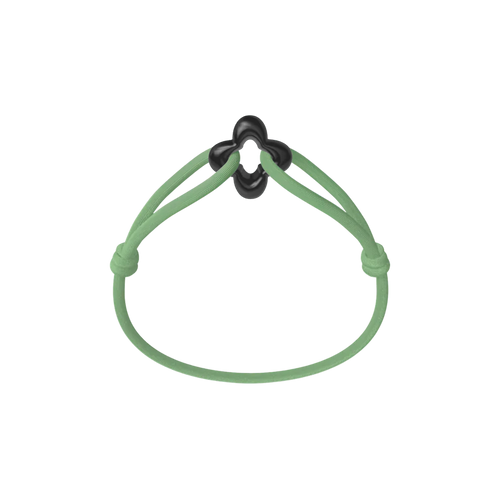 Black Clover Cord Bracelet