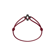 Mini Black Clover Cord Bracelet