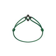 Mini Black Clover Cord Bracelet