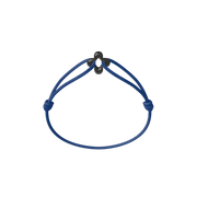 Mini Black Clover Cord Bracelet
