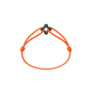 Mini Black Clover Cord Bracelet