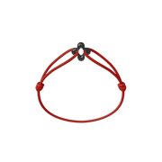 Mini Black Clover Cord Bracelet