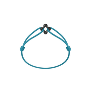 Mini Black Clover Cord Bracelet