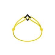 Mini Black Clover Cord Bracelet