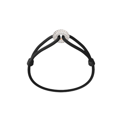 Rose Soho Pavé Cord Bracelet