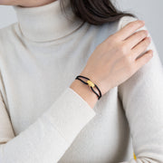 Golden Regent Cord Bracelet