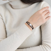 Snow Regent Cord Bracelet