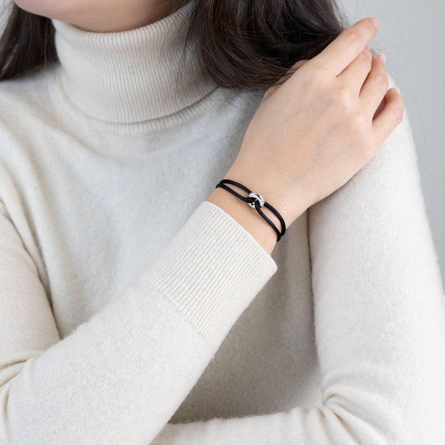 Silver Soho Cord Bracelet