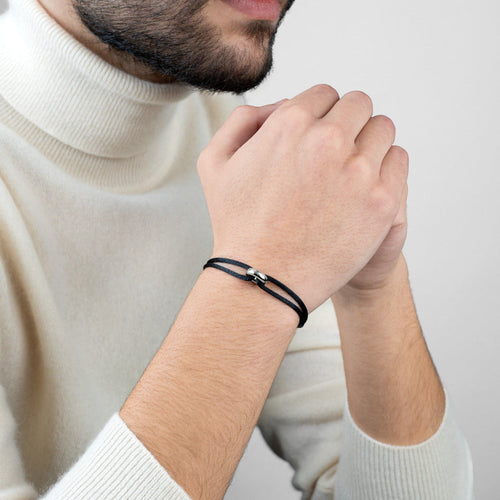 Silver Soho Cord Bracelet