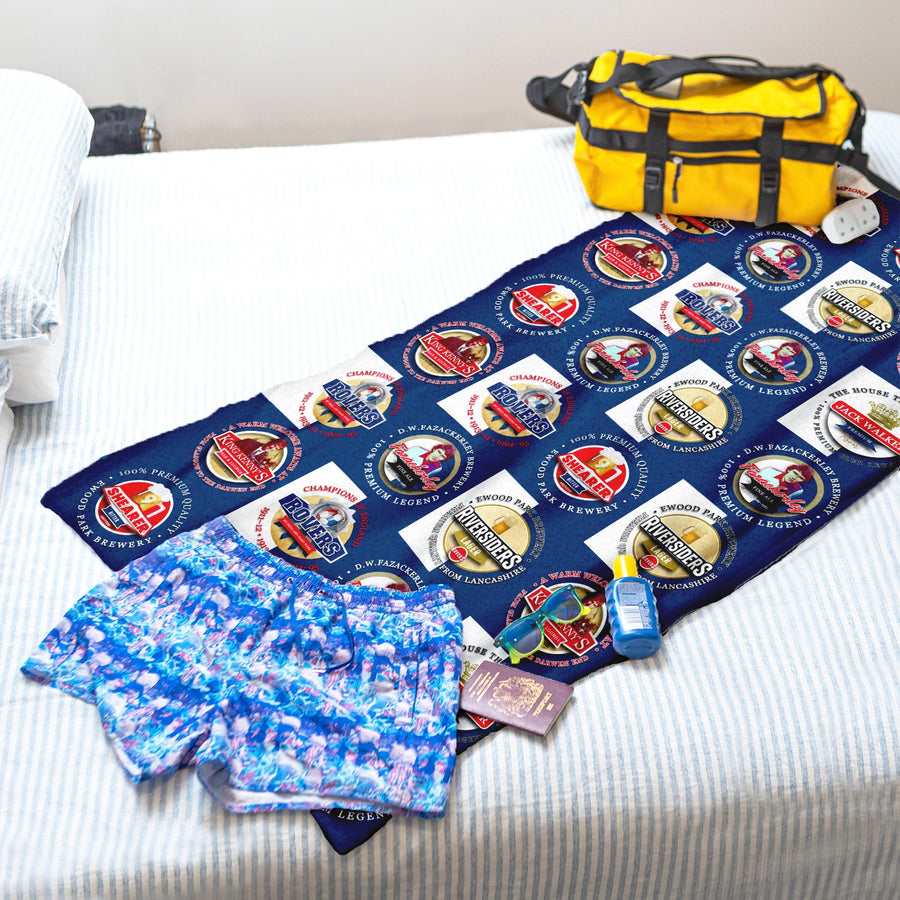 Blackburn - Football Legends - Microfibre Beach Towel - 150cm x 75cm