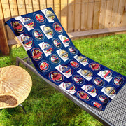Blackburn - Football Legends - Microfibre Beach Towel - 150cm x 75cm