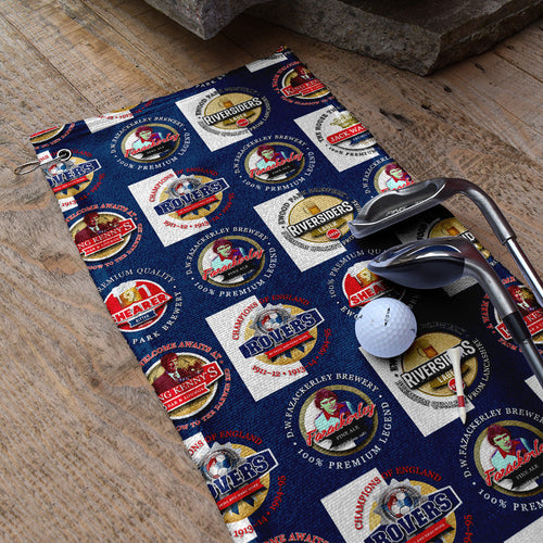 Blackburn - Football Legends - Retro Lightweight, Microfibre Golf Towel