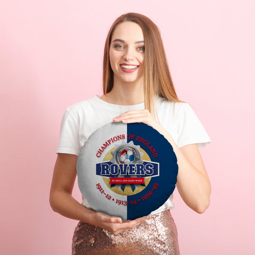 Blackburn Champions - Football Legends - Circle Cushion 14"