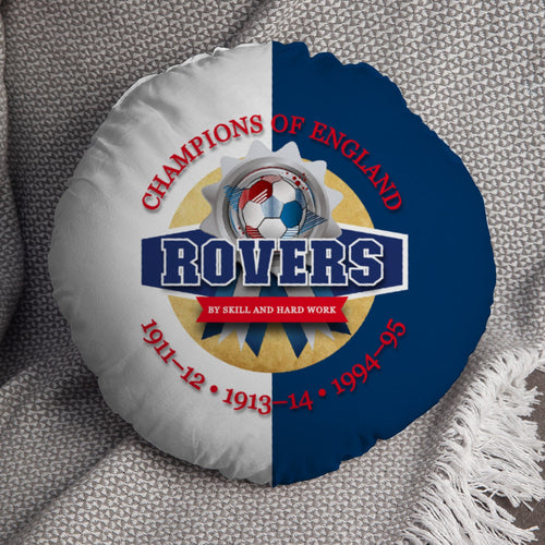 Blackburn Champions - Football Legends - Circle Cushion 14"