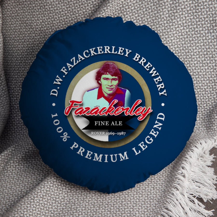 Blackburn Faz - Football Legends - Circle Cushion 14"