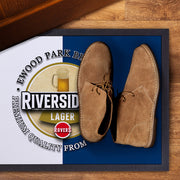 Blackburn Riversiders  - Football Legends - Door Mat -60cm X 40cm