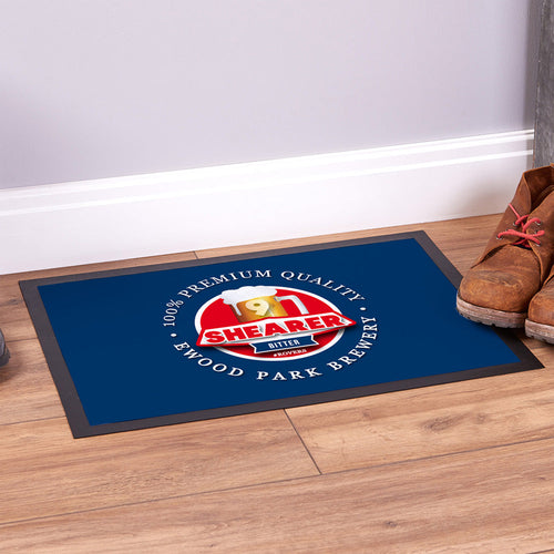 Blackburn Shearer  - Football Legends - Door Mat -60cm X 40cm