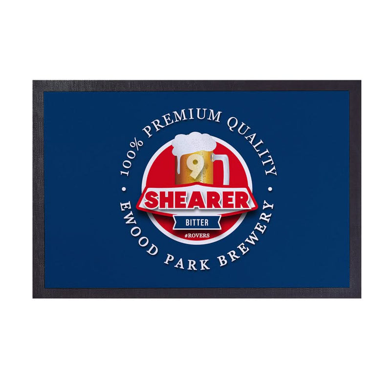 Blackburn Shearer  - Football Legends - Door Mat -60cm X 40cm