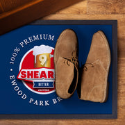 Blackburn Shearer  - Football Legends - Door Mat -60cm X 40cm