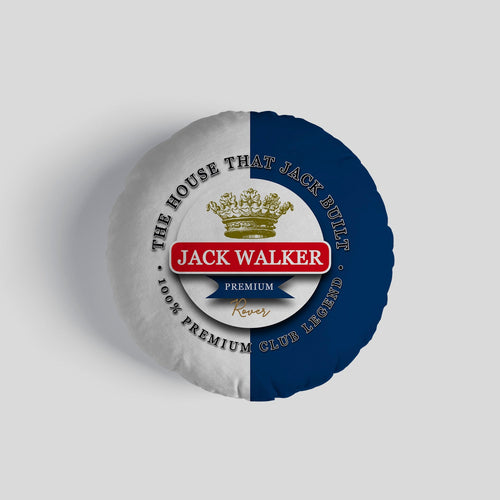 Blackburn Walker - Football Legends - Circle Cushion 14"