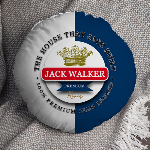 Blackburn Walker - Football Legends - Circle Cushion 14"