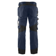 Blaklader 1555 Holster Pocket Craftsmen Work Trousers Dark Navy / Black