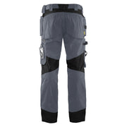 Blaklader 1555 Holster Pocket Craftsmen Work Trousers Grey / Black