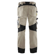 Blaklader 1555 Holster Pocket Craftsmen Work Trousers Stone / Black