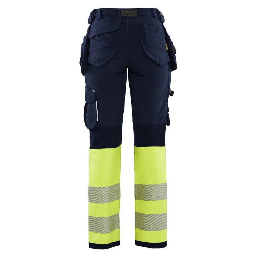 Blaklader 7193 Women's Hi-Vis 4-Way Stretch Holster Pocket Trousers