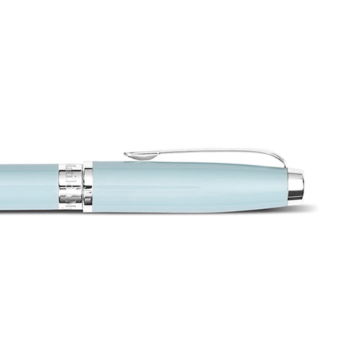 Matilda Myres | Ball Point Pen with Black Ink | Silver & Blue