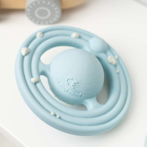 Planet CH3W® Ringed Planet - Natural Rubber Space Teether Toy