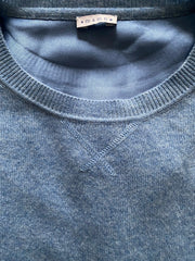 Chambray Blue Cashmere Sweatshirt