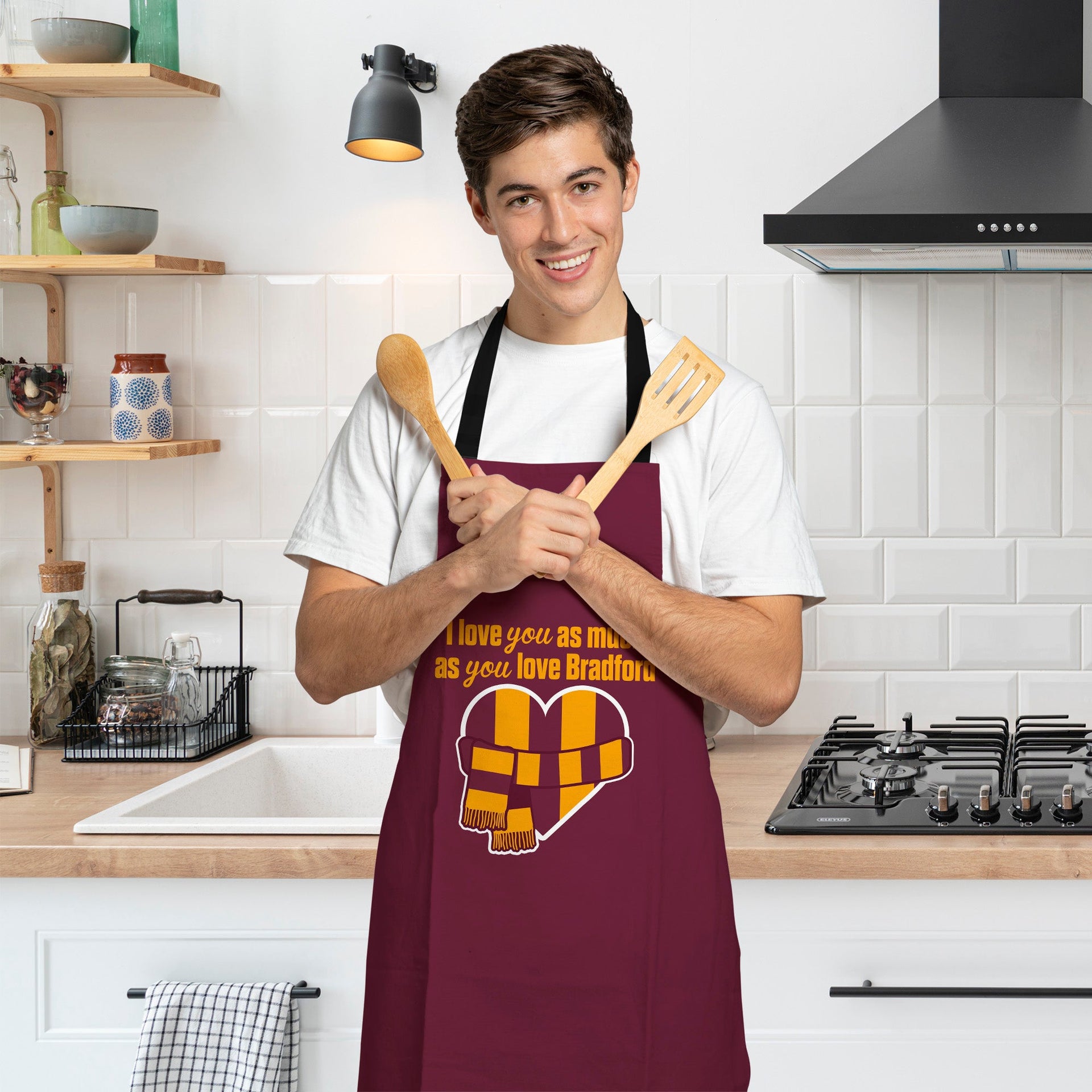 Love you as much as You Love Bradford - Novelty Apron