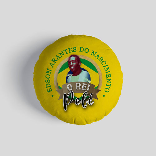 Brazil Pele  - Legend Collection - Circle Cushion 14"