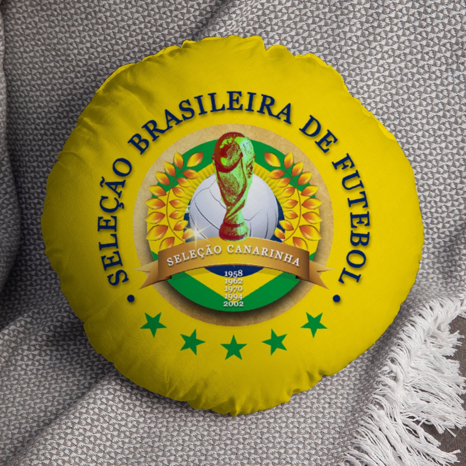 Brazil WC - Legend Collection - Circle Cushion 14"