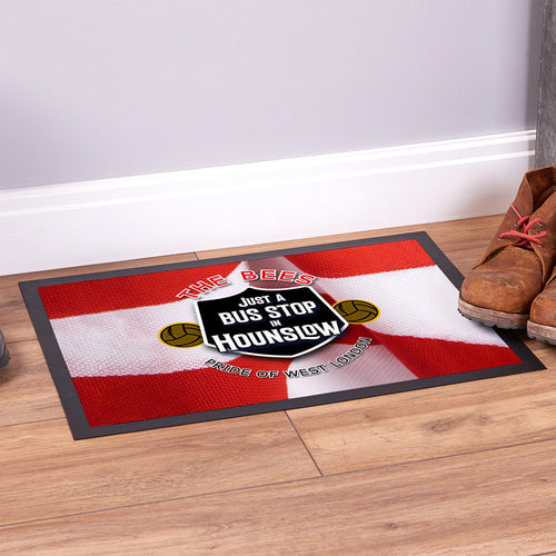 Brentford  Bus Stop - Football Legends - Door Mat -60cm X 40cm